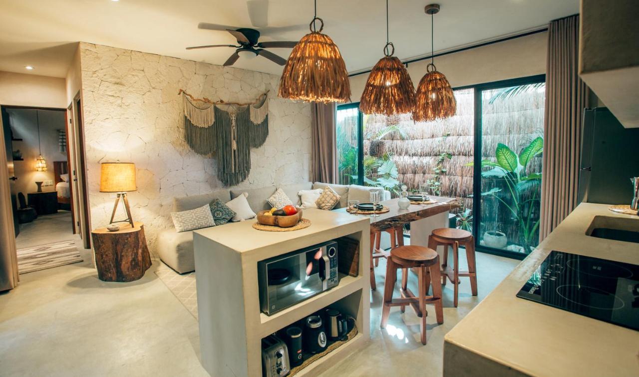 Vida Boho Apart 3 With Special Fee To Access Hotel Bardo Tulum Kültér fotó