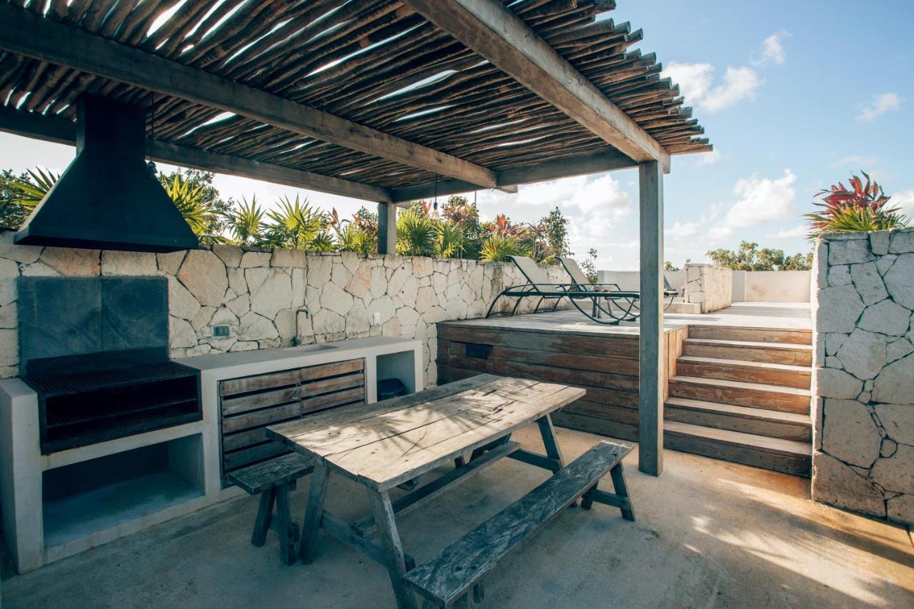 Vida Boho Apart 3 With Special Fee To Access Hotel Bardo Tulum Kültér fotó