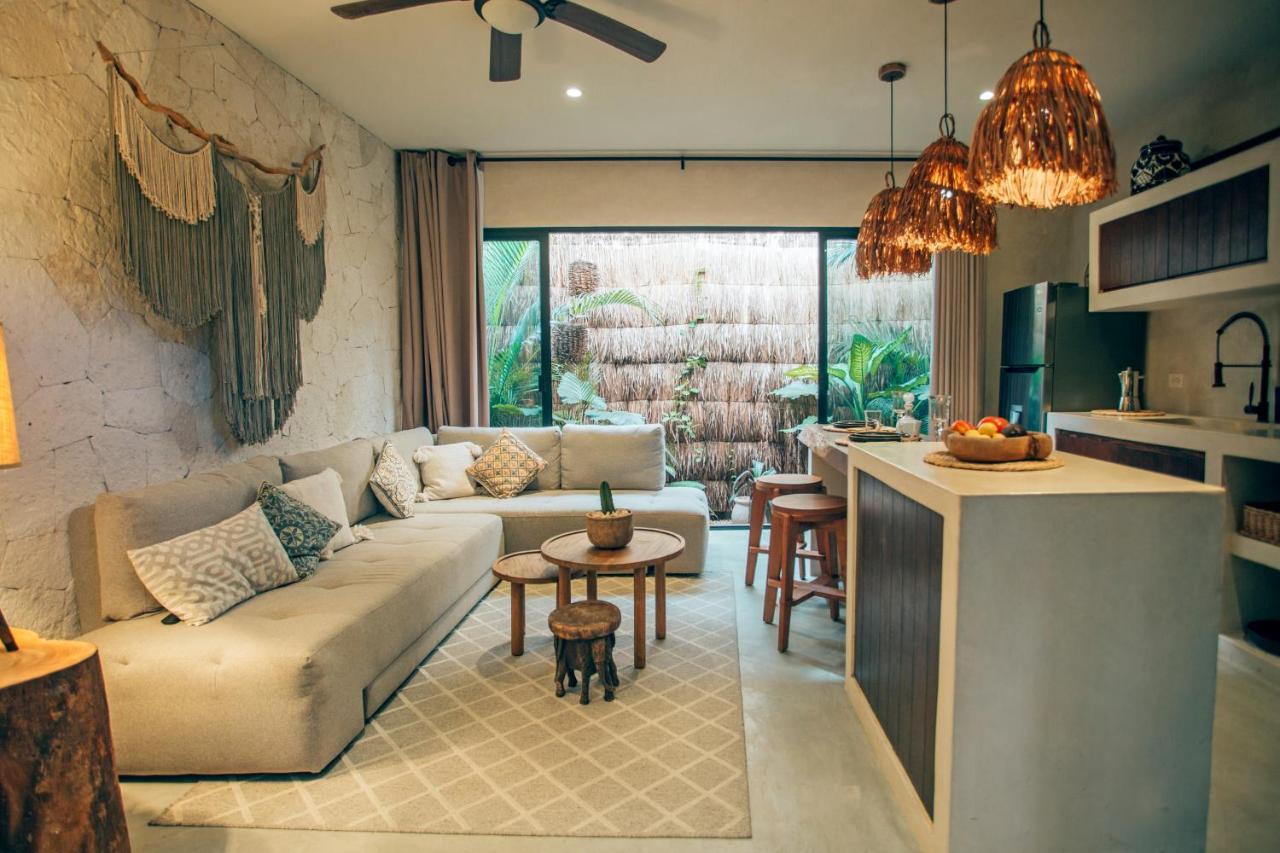 Vida Boho Apart 3 With Special Fee To Access Hotel Bardo Tulum Kültér fotó
