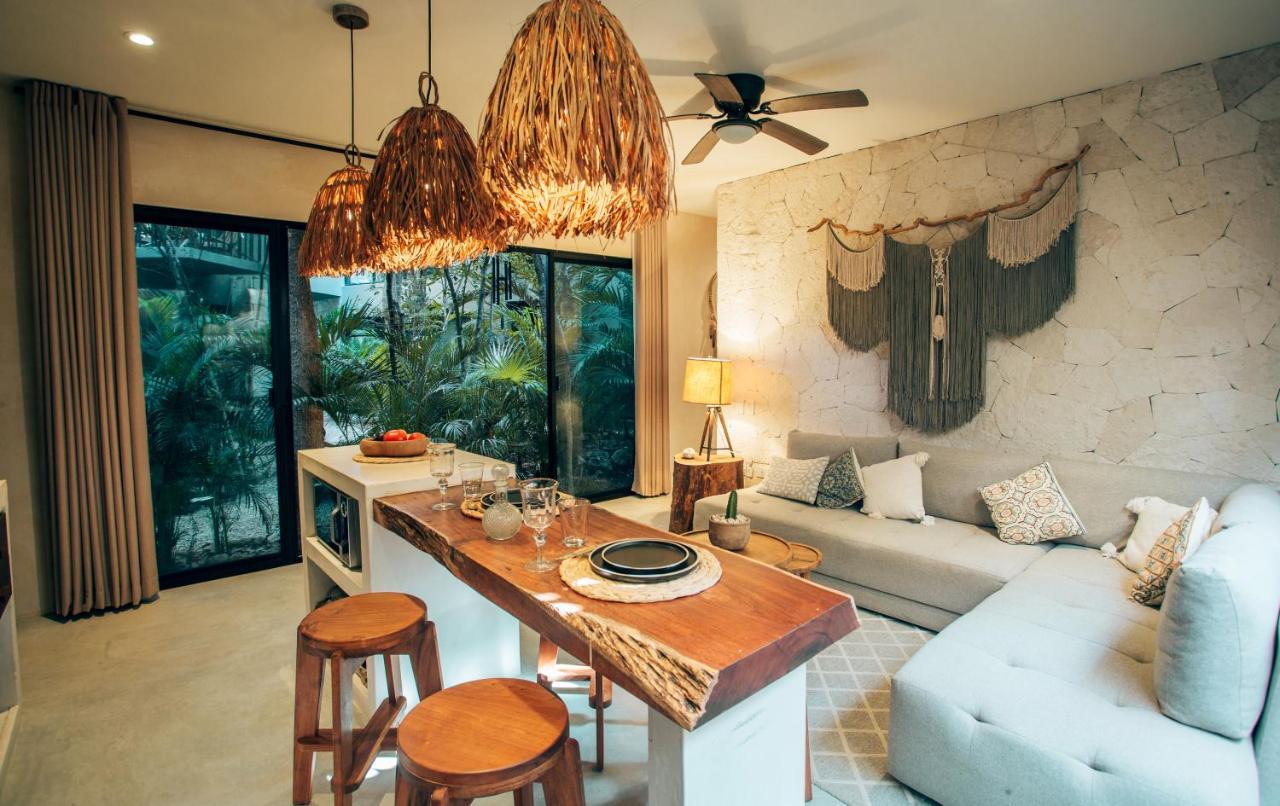 Vida Boho Apart 3 With Special Fee To Access Hotel Bardo Tulum Kültér fotó
